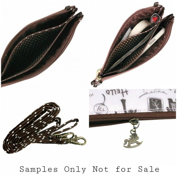 Waterproof Corgi Rectangular Crossbody Bag Purse - Picture 3 of 10